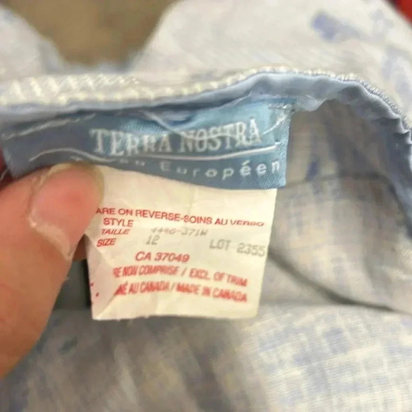 Terra nostra linen maxi skirt boho fairy ruffled - Picture 6 of 7